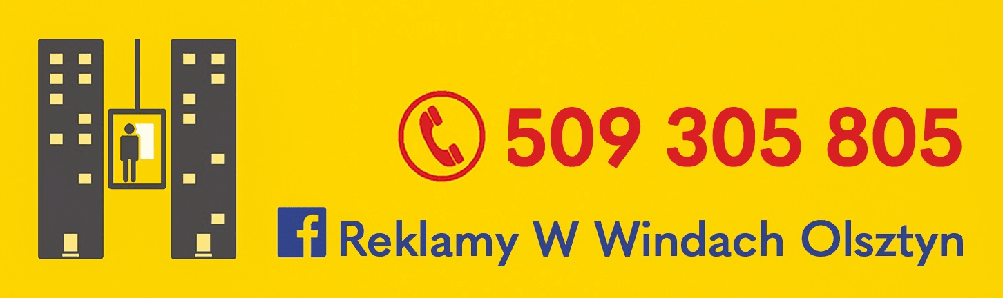 Logo Reklamy w Windach Olsztyn z numerem telefonu 509 305 805